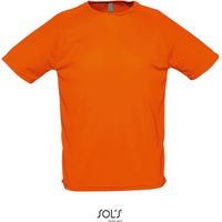 Camiseta Hombre Manga Raglán SOL'S SPORTY S Naranja