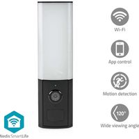 Smartlife auenkamera wi fi umgebungslicht full hd 1080p ip65 cloud storage optional microsd not enthalten onvif 100 - 240 v ac mit bewegungssensor nachtsicht schwarz