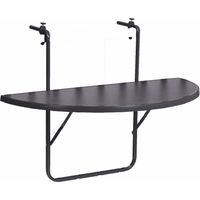 Best Freizeitmöbel Butler - Balkontisch Anthrazit Terrassentisch 100x50 cm