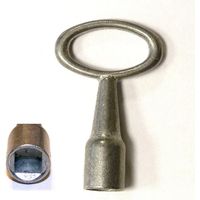 Dornschlüssel mit Innenvierkant 8mm , Vierkantschlüssel