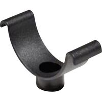 HellermannTyton C1-N66-BK-C1 Bride de montage vissable 201-10010 Plage de Ø du faisceau 6 mm (max) n