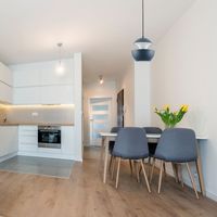 Lustre Design Moderne Bleu-Blanc
