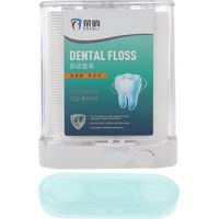 2 boîtes de distributeur automatique de fil dentaire, enfile-fil, porte-fil dentaire, cure-dents, boîte de fil dentaire automatique