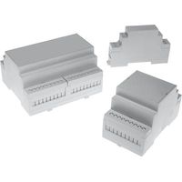 AXXATRONIC TOP HAT RAIL CASES CNMB-1-KIT-CON POLICARBONATO (L X W X H) 90 X 17.5 X 58 MM