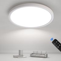 JDONG Led Deckenleuchte Dimmbar 72W Rund Deckenlampe mit Fernbedienung 3000K-6000K Wohnzimmerlampe ultradünn Leuchte für Wohnzimmer, Schlafzimmer Esszimmer Büro Ø602.5CM