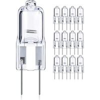 12 pezzi 50 W Gy6.35/G6.35 alogena dimmerabile, base bi-pin 12 V T4 G6.35 820 lm