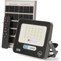 Projecteur LED Solaire Milan 50W 6000K - Ledme - LM6501