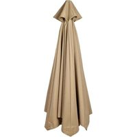 Housse de parasol 3m en polyester imperméable – Protection UV – Installation rapide – Compatible avec cadres bois, acier, aluminium