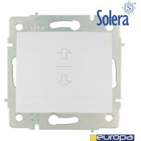 Jalousieschalter 10A 250V Weiß Europa-Serie Solera ERP21