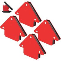 JUEGO 4 ESCUADRAS MAGNETICAS PARA SOLDAR 13KG. ESCUADRA SOLDAR IMANTADA