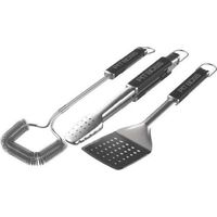 Set 3 Utensili Pit Boss per Pulizia Barbecue Pinza Spatola Spazzola - 41184