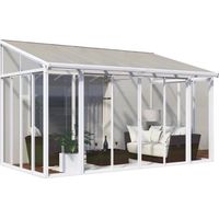 Palram - Canopia Aluminium Wintergarten Sanremo Weiß 277x435x310 cm