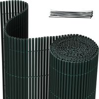 Randaco Verde 80x700cm Malla Ocultación PVC Efecto Bambú para Jardín y Balcón – Valla Ocultante, Cortavientos, Pantalla de Privacidad Exterior