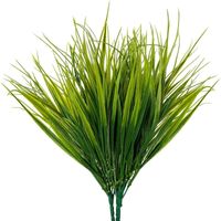 Plantes Artificielles en Plastique (Lot de 6) - Plante Artificielle Interieur/Extérieur Réaliste pour Maison, Bureau, Jardin et Cuisine - Fausse Plante pour Mariage, Table et Véranda H274
