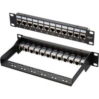 Panneau de brassLAN Switch 12 ports Cat 7 10\
