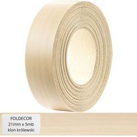 Kantenband aus Royal Maple Melamin für Möbel, 21 mm (5 m) breit, mit Heißkleber verleimt