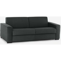 Divano letto idrorepellente con materasso memory 3D 18cm Bormio 180 - Nero