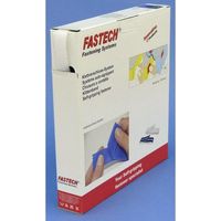 FASTECH® B20-SKL-L-000025 Klettband zum Aufkleben Hotmelt Flauschteil (L x B) 25 m x 20 mm Weiß 25 m