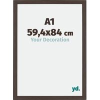 Cadre Puzzle A1 - 59.4x84 cm - Chêne Foncé - MDF - Mura.