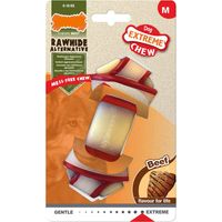 Giocattolo da mordere per cani Nylabone Rawhide Nodo Taglia M Nylon Carne di vitello