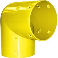 Abflussbogen Magnaplast drb 100 PVC gelb 90 Grad