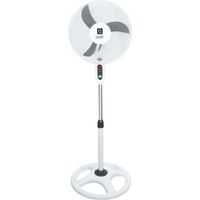 16-Zoll-Standventilator Ventilator mit 3 Geschwindigkeitsstufen und oszillierendem Kopf Höhenverstellbar bis 1,3 m 45 W Le