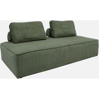 Sofá modular de pana, 2 plazas