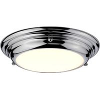 Elstead Welland - 1 Licht Mini LED Flush Light - Chrom poliert