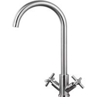 Kitchen Faucet with Instant Water Heater, Kitchen Mixer Tap, 360° Swivel Kitchen Sink Faucet with 2 Handles