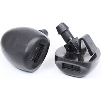 2Pcs Buses de lave-glace de pare-brise avant Buse de jet de lave-glace de pare-brise pour Peugeot 206 206+ 407