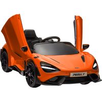 AIYAPLAY McLaren 765LT Licensed 12V Kids Ride on Car w/ MP3 Music, Orange