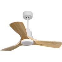 Ventilatore da soffitto Reversibile Termostato Dimmabile Wifi Motore CC Tetti inclinati Telecomando Luce a tre toni Hypersilence Memoria Shopify Vendible (AUTOMATICO) PURLINE RarotongaD106C04LED64464