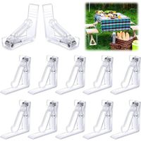 Table Clips 20 Pcs Plastic Tablecloth Clips Adjustable Tablecloth Clip Spring Tablecloth Clip for Kitchen Office Restaurant Picnic