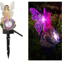 Lampes solaires d'extérieur, éclairage de jardin, lampadaires, glycines, parterres de fleurs-AquaForge