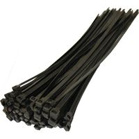 Kabelbinder 280x4,8mm SCHWARZ (100 Stück)