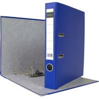 7 x Akten-Ordner PP A4 50 mm Blau Kunststoff Archiv Büroordner Ringordner