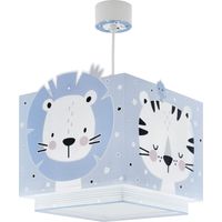 Dalber Lampada da soffitto per bambini Baby Jungle blu Jungle Orso Leone Tigre Coniglio