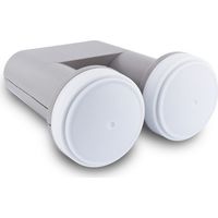 Antenne parabolique LNB universel monobloc 2 satellites Astra 19° et Hotbird 13° – Câble de descente unique – Étanchéité garantie avec pâte d’isolation Metronic