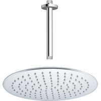 FugaFlow Eccelente Acces Douche de tête - 30cm - ronde - bras de plafond 20cm - chrome