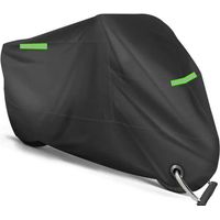 Housse moto imperméable 220×95×110 cm – protection anti-intempéries avec bandes réfléchissantes – design antivol
