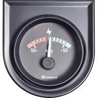 Equus 842052 amperímetro plástico negro 12 V 50 A