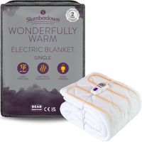 Slumberdown Wonderfully Warm Electric Blanket, Single