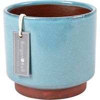 Burgon & Ball Malibu Blue Large Glazed Pot