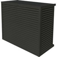 Decoclim Cache Clim Alu Grau Anthrazit Mittelmaß Maße: H 835 x B 1050 x T 510-660 mm
