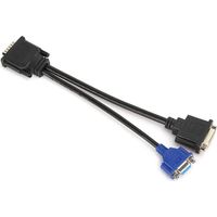 Adaptateur de câble d'extension double femelle pour moniteur d'ordinateur DMS 59 broches vers DVI24+5/VGA D0504