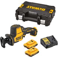 DeWALT DCS312D2 Akku Kompakt Säbelsäge 12V 2Ah bürstenlos mit TSTAK Box II Koffer
