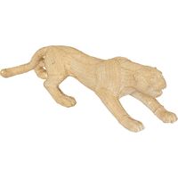 Figur Panthère Harz - gold - H15 cm