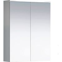 trendteam smart living Wons Armadietto con, Legno ingegnerizzato, Bianco Laccato Bianco Lucido, 60 x 78 x 18 cm