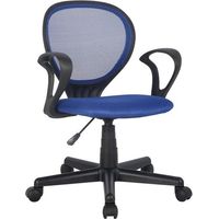 Chaise de bureau Zoe Bleue/Noire