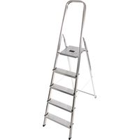Escabeau ménager pliable en aluminium 5 marches léger Selekta